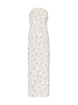 Kait Fleur Paillette-Embellished Midi-Dress