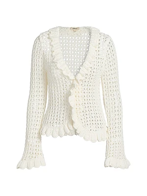 Solaris Open-Knit Cardigan