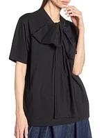 Knotted Scarf T-Shirt