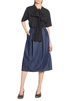 Knotted Scarf T-Shirt