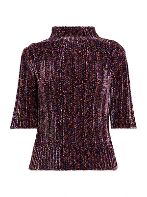 Terri Speckled Knit Top