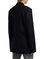 Double-Breasted Wool Blazer