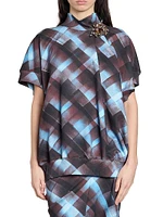 Halovara Brooch Blouse