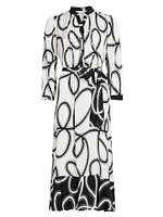 Phoenix Dotted Silk-Blend Midi-Dress