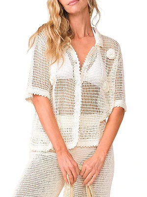 Flower Crochet Top