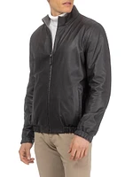Men's Light Nappa Leather Reversible Jacket