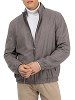 Men's Light Nappa Leather Reversible Jacket
