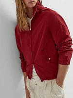 Water Resistant Microfiber Unlined Outerwear Jacket