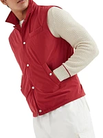 Water Resistant Microfiber Vest with Thermore® Padding