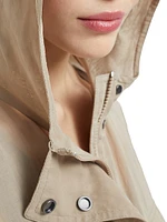 Cotton Organza Duster Coat