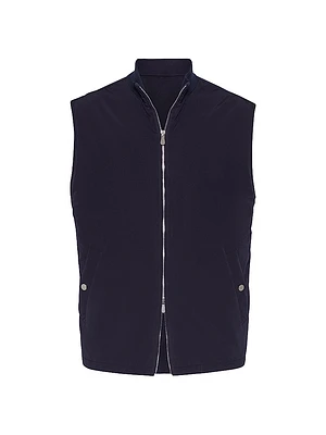 Water Resistant Microfiber and Cotton Knit Vest