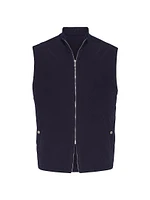 Water Resistant Microfiber and Cotton Knit Vest