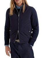 Water Resistant Microfiber and Cotton Knit Vest