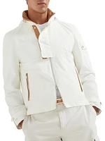 Water Resistant Techno Cotton Gabardine Outerwear Jacket