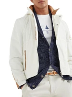 Water Resistant Techno Cotton Gabardine Outerwear Jacket