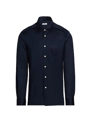 Nerano Cotton Button-Front Shirt