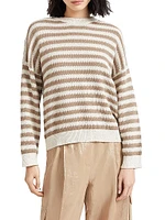 Striped Dazzling Cotton Sweater