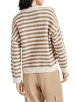 Striped Dazzling Cotton Sweater