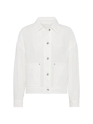 Cotton Organza Outerwear Jacket
