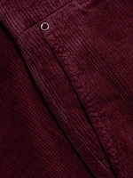 Corduroy Tapered-Leg Trousers
