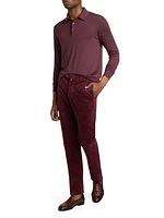Corduroy Tapered-Leg Trousers