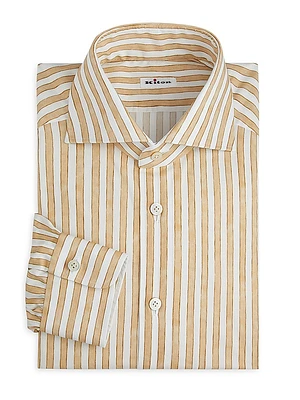 Striped Stretch-Cotton Shirt