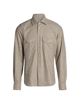 Slim-Fit Wool Shirt