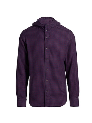 Mariano Cotton Hooded Shirt
