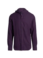 Mariano Cotton Hooded Shirt
