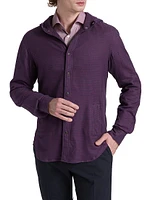 Mariano Cotton Hooded Shirt