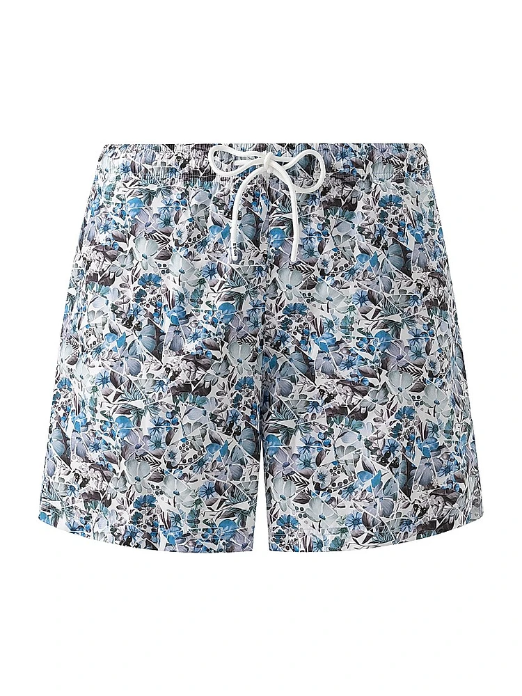 Shattered Printed Swim Shorts