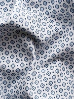 Printed Slim-Fit Dress Shirt