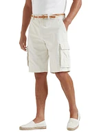 Bermuda Shorts Twisted Cotton Gabardine