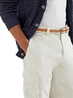 Bermuda Shorts Twisted Cotton Gabardine