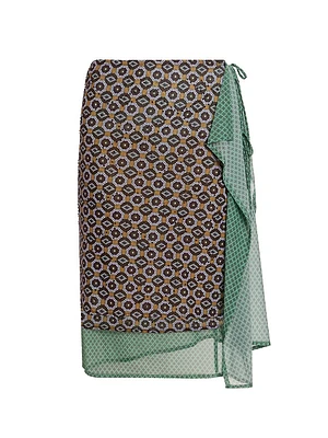 Homili Scarf Draped Skirt