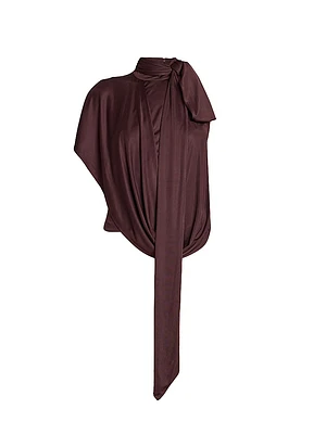 Huresca Asymmetric Jersey Top