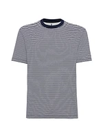 Striped Cotton Jersey T-Shirt