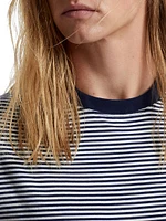 Striped Cotton Jersey T-Shirt