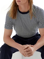 Striped Cotton Jersey T-Shirt