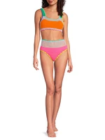 Brinley High-Rise Crochet Bikini Bottom