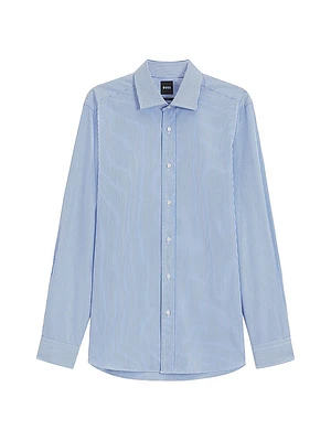 Beckham x Boss Slim-Fit Shirt in Cotton Poplin