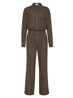Lightweight No Fade Denim Jumpsuit