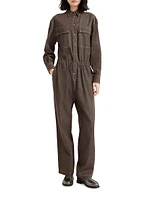 Lightweight No Fade Denim Jumpsuit