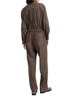 Lightweight No Fade Denim Jumpsuit
