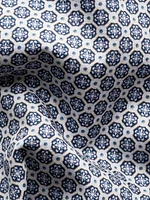 Contemporary-Fit Medallion Button-Front Shirt