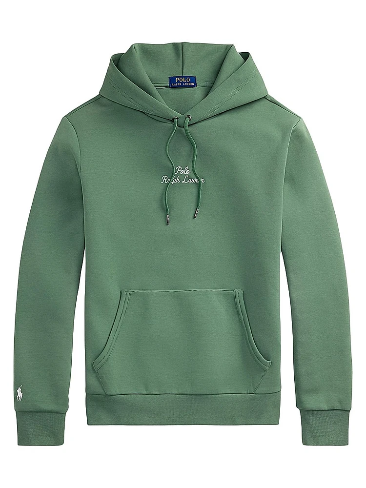 Logo Double-Knit Hoodie