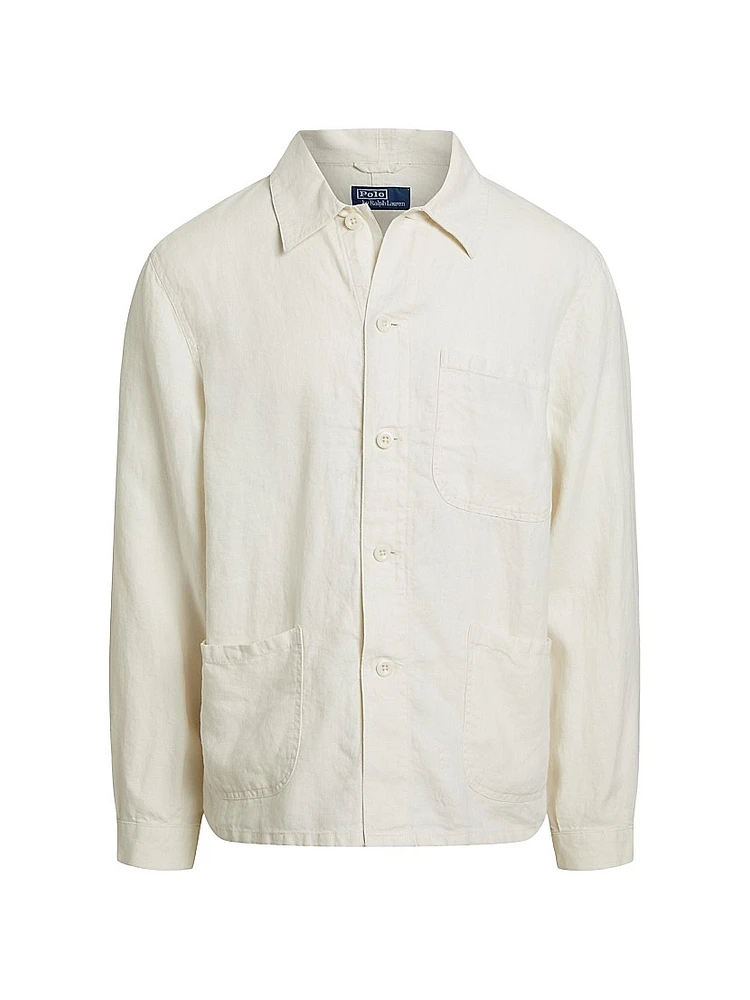 Linen Utility Jacket