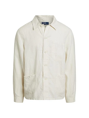 Linen Utility Jacket