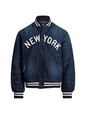 Yankees Denim Bomber Jacket