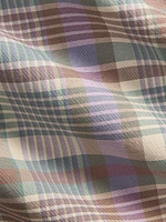 Classic Oxford Plaid Short-Sleeve Shirt